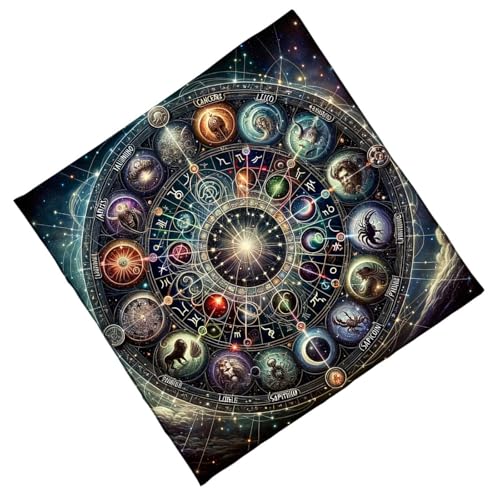 KAHDGSS Elegante Samt Tischdecke Portables Wahrscheinlichkeitsmatten Mit Mystischen Kunstwerken Für Spirituelle Meditationen Und Hausdekoration Buntes Tarot Tuch KAHDGSS Elegante Samt Tischdecke Portables Wahrscheinlichkeitsmatten Mit Mystischen Kunstwerken Für Spirituelle Meditationen Und Hausdekoration Buntes Tarot Tuch von KAHDGSS