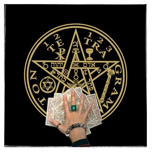 KAHDGSS Eleganter Tarot Tisch Deckt Dekoration Tarots Fabric Astrologys Tischabdeckungen Für Spirituelle Lesungen Und Karte von KAHDGSS