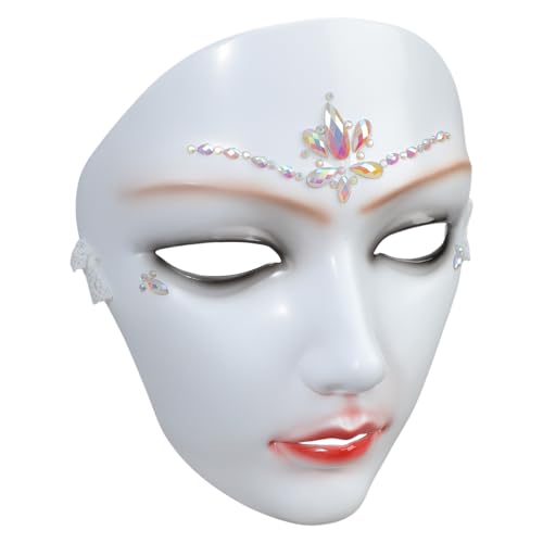 KAHDGSS Maskerade Beauty Mechanische Vollgesichtsparty Halloween Cosplay für Frauen Männer Ästhetik KAHDGSS Maskerade Beauty Mechanische Vollgesichtsparty Halloween Cosplay für Frauen Männer Ästhetik von KAHDGSS