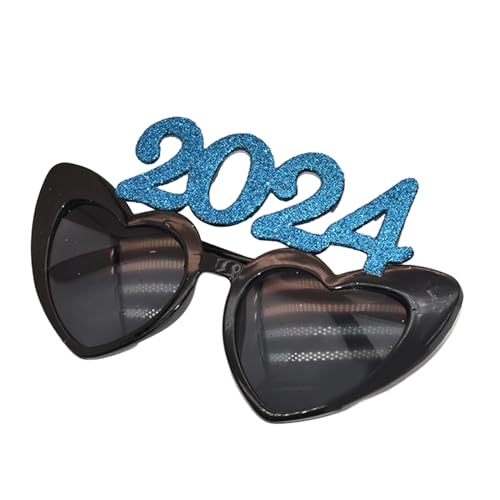 KAHDGSS Neujahrspartygläser Requisiten Eyewear Weihnachten Newyear Feier Sonnenbrille Dekoration Erwachsener Kinderfoto Neuheit Sonnenbrille Ergänzung Festlich von KAHDGSS