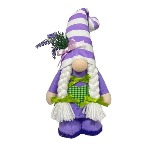 KAHDGSS Skandinavische Lavendel-Zwerge, handgenähte Tomtes-Figuren, tolle Plüschpuppe, Damen, Familie, Kollegen, Kinder, gestuftes Tablett KAHDGSS Skandinavische Lavendel-Zwerge, handgenähte Tomtes-Figuren, tolle Plüschpuppe, Damen, Familie, Kollegen, Kinder, gestuftes Tablett von KAHDGSS