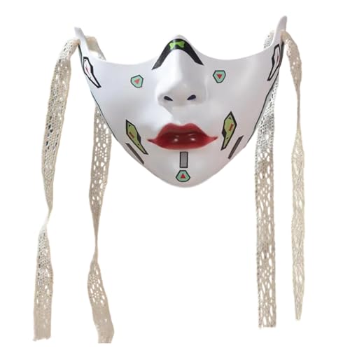 KAHDGSS Uni Maskerade Beauty Cosplay Mechanisches halbes Gesicht für Karneval Halloween Dress Up Party KAHDGSS Uni Maskerade Beauty Cosplay Mechanisches halbes Gesicht für Karneval Halloween Dress Up Party von KAHDGSS