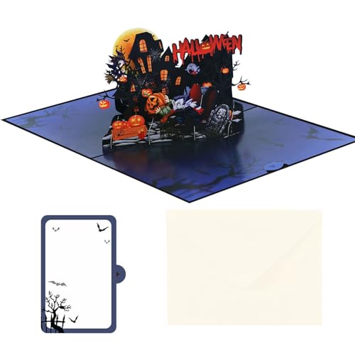KAHDGSS Vampires Thema Stehende Halloween Grußkarte Einladung Für Unheimliche Feierlichkeiten Und Heimdekoration Halloween Popup Einladung KAHDGSS Vampires Thema Stehende Halloween Grußkarte Einladung Für Unheimliche Feierlichkeiten Und Heimdekoration Halloween Popup Einladung von KAHDGSS