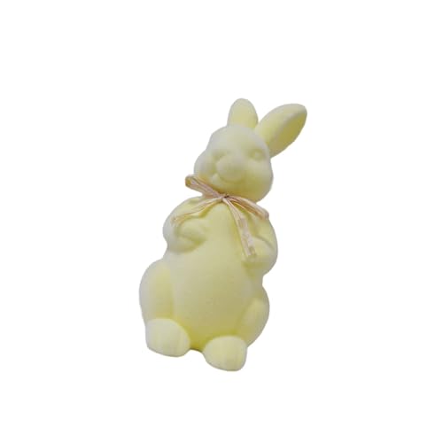 KAHDGSS Weiche Hasen-Figuren für Urlaub und Zuhause, Dekoration und Frühlings-Tischdekoration, Tischdekoration, Ornament, 1 Stück KAHDGSS Weiche Hasen-Figuren für Urlaub und Zuhause, Dekoration und Frühlings-Tischdekoration, Tischdekoration, Ornament, 1 Stück von KAHDGSS
