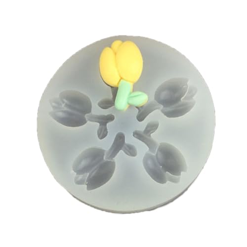 Lebensmittelqualität Silikonform Für Handwerksharz Accessoires Mit Frangipani Rose Tulpen Blütenknospen Doppelschicht Silikonform von KAHDGSS