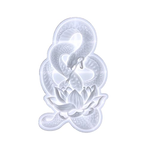 Lotuses Schlangenwand Hanging Ornament Epoxidharz Schimmel Wohnzimmer Dekore Desktop Spirit Snake Handwerk Lotuses Schlangenwand Hanging Ornament Epoxidharz Schimmel Wohnzimmer Dekore Desktop Spirit Snake Handwerk von KAHDGSS
