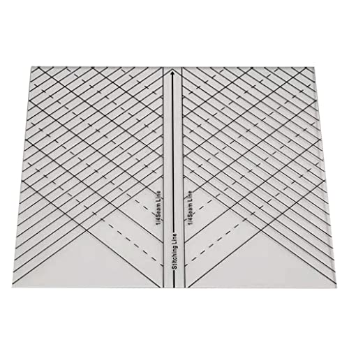 Multifunktional Transparent Nähen Gerades Lineal Quilt Schablone Lineal Herrenlineal Eindeutig Linien Für Schneider Multifunktional Transparent Nähen Gerades Lineal Quilt Schablone Lineal Herrenlineal Eindeutig Linien Für Schneider von KAHDGSS
