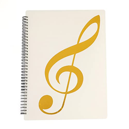 Notenhefter Spiralbindung Bandordner 20 Hüllen 40 Seiten Aktenordner Bürobedarf für Musiker Notenhefter Spiralbindung Bandordner 20 Hüllen 40 Seiten Aktenordner Bürobedarf für Musiker von KAHDGSS