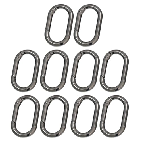 Packung Aus 10 Ovaler Halskette Verschlüsse Multifirtional Schmuck Finden Ovale Verschluss Halskette Armbandverschluss Für Schmuckherstellung von KAHDGSS