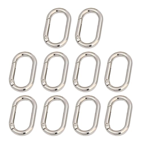 Packung Aus 10 Ovaler Halskette Verschlüsse Multifirtional Schmuck Finden Ovale Verschluss Halskette Armbandverschluss Für Schmuckherstellung von KAHDGSS