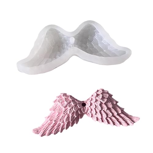 Premium Silikonflügel Charmeform Sicher Für Harz Basteln Easy Freisetzung Schimmel Schmuck Zubehör Kreation Accessoires Silikonform Für Anhängerherstellung von KAHDGSS