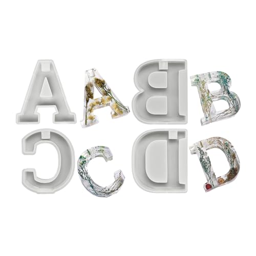 Set Von 4 Silikonbuchstaben Kerzenformen Robuster Und Silikonformen Für Buchstaben Anstellen Individueller Set Von 4 Silikonbuchstaben Kerzenformen Robuster Und Silikonformen Für Buchstaben Anstellen Individueller von KAHDGSS