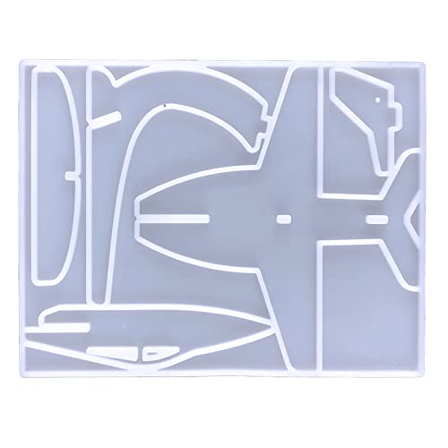 Silikonformen mit Flugzeugmodell, Tischdekoration, Epoxidharz, Tischdekoration, Epoxidharz, leicht zu reinigen von KAHDGSS