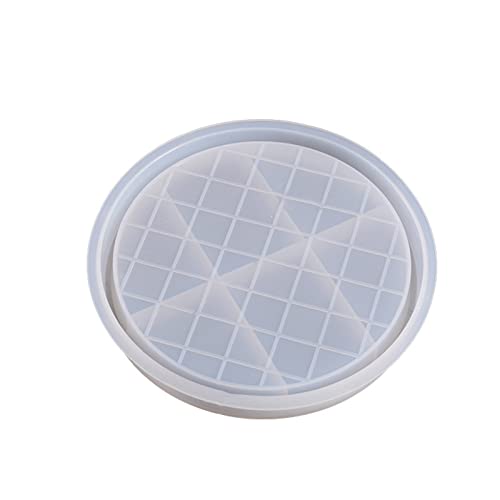 Silikonschalen Untersetzer Harzform Oval/runde Epoxidwallsformen Für Crafting Cups Matten Schmuck Home Dekore Silikonform Für Beton//Epoxid von KAHDGSS