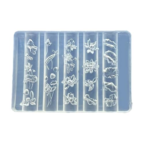Silikonvorlagen Erstellen Dimensionale Nägel Kunstaufkleber Handwerk Dekorationen Für Telefone Karten 3 Einzigartige Designs Blätter Home Manicure Blumenvorlagen Silikonvorlagen Erstellen Dimensionale Nägel Kunstaufkleber Handwerk Dekorationen Für Telefone Karten 3 Einzigartige Designs Blätter Home Manicure Blumenvorlagen von KAHDGSS