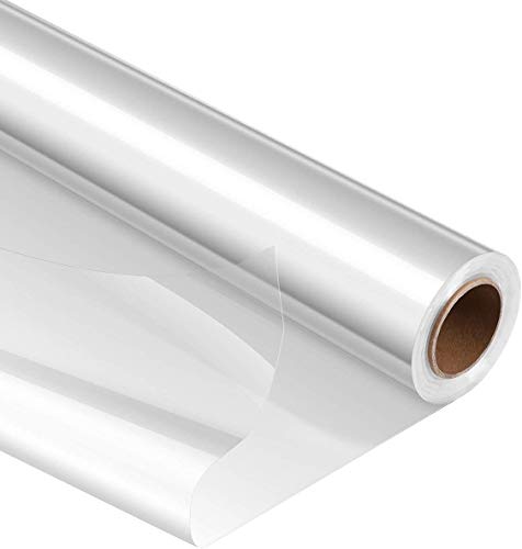 KAHEIGN Klares Cellophan Rolle GEFALTETE 80CM x 30M Zellophanfolie Transparent 3 Mil Dick Langfilm Geschenkpapier für Blumen Bastelkorb Packpapier KAHEIGN Klares Cellophan Rolle GEFALTETE 80CM x 30M Zellophanfolie Transparent 3 Mil Dick Langfilm Geschenkpapier für Blumen Bastelkorb Packpapier von KAHEIGN