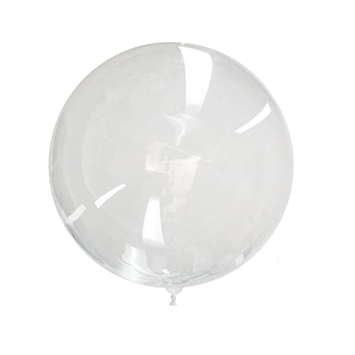 Bobo Luftballons Transparente,50 PCS Blase Klar Ballons Luftballons 12 Zoll Kristall Luftballons für Geburtstagsfeier Hausdekoration Weihnachten Hochzeitstag Festival Deko von KAIAIWLUO