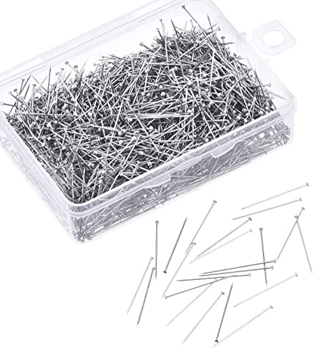 KAIAIWLUO Kopf Pins,300 PCS Nähen Pins Stahl Stecknadeln Nähen mit Kopf Lang Schneidernadeln Nähstifte für Nähen Basteln Schmuckherstellung Handwerk 35 * 5MM KAIAIWLUO Kopf Pins,300 PCS Nähen Pins Stahl Stecknadeln Nähen mit Kopf Lang Schneidernadeln Nähstifte für Nähen Basteln Schmuckherstellung Handwerk 35 * 5MM von KAIAIWLUO