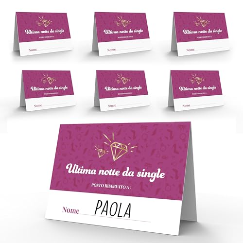 Tischkarten für Hochzeit Junggesellinnenabschied – Gadget Team Bride Elegant – Set mit 40 personalisierbaren Stück – Premium-Kartons A6 350 g – Zubehör für Brautparty Rosa Tischkarten für Hochzeit Junggesellinnenabschied – Gadget Team Bride Elegant – Set mit 40 personalisierbaren Stück – Premium-Kartons A6 350 g – Zubehör für Brautparty Rosa von KAÏDENSÏ