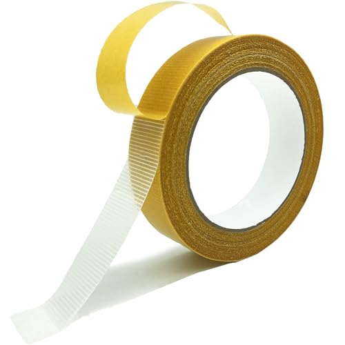 KAIHENG Hochleistungs-doppelseitiges Klebeband, multifunktionales doppelseitiges Klebeband mit hoher Klebrigkeit mit Glasfasernetz (0.9IN-19M) KAIHENG Hochleistungs-doppelseitiges Klebeband, multifunktionales doppelseitiges Klebeband mit hoher Klebrigkeit mit Glasfasernetz (0.9IN-19M) von KAIHENG