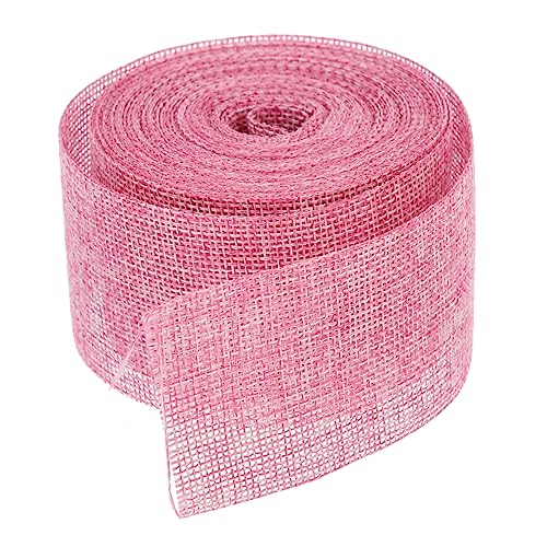 KAILIKETIY 1 Rolle Dekorationsbänder Jute für Hochzeiten Partys und Bastelarbeiten für Blumensträuße und Geschenkverpackungen von KAILIKETIY