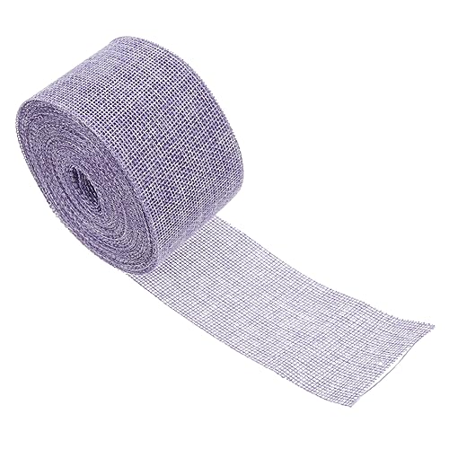 KAILIKETIY 1 Rolle Diy Bastelband Jute Dekoband Festliche Ribbons für Hochzeiten und Partys Handgemachte mit Leuchtenden Farben für Geschenkverpackungen und Blumensträuße von KAILIKETIY