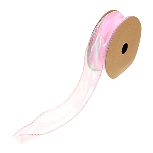 KAILIKETIY 1 Rolle Festival Paketband Dankesband Stoffbänder Für Blumensträuße Material Dekoband Blumenstraußband Wickelband Dekoration Paillettenband Für Blumenstrauß Rustikales von KAILIKETIY