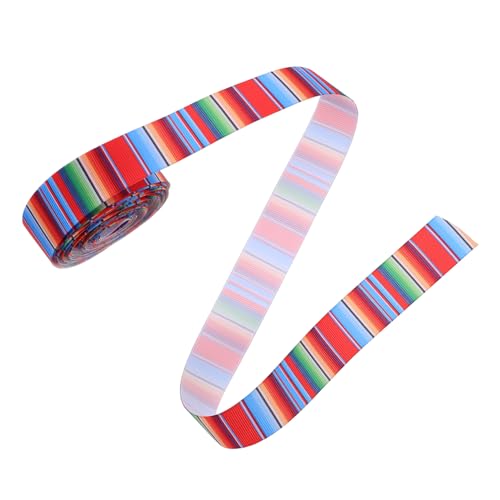 KAILIKETIY 1 Rolle Mexikanisches Fiesta Ribbon Serape Geschenkband für Diy Projekte Partydekorationen Haarschleifen und Bastelarbeiten für Feierlichkeiten Hochzeiten und Yards von KAILIKETIY
