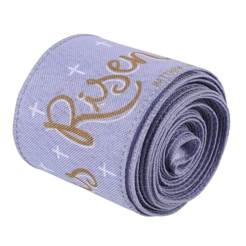 KAILIKETIY 1 Rolle Osterband Geschenkbänder Festliches geschenkideen ostern Elegant Geschenkband Feiertagsbänder verdrahtetes Band Kranzband für den Außenbereich Außenband Metall KAILIKETIY 1 Rolle Osterband Geschenkbänder Festliches geschenkideen ostern Elegant Geschenkband Feiertagsbänder verdrahtetes Band Kranzband für den Außenbereich Außenband Metall von KAILIKETIY