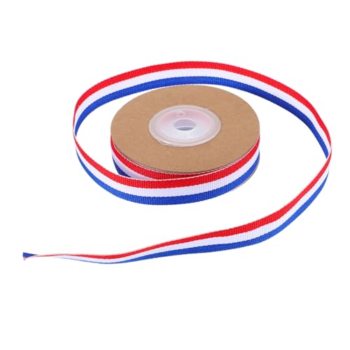 KAILIKETIY 1 Rolle Tricolor Geschenkband aus Yards Mehrfarbiges Dekoratives Band für Geschenkverpackungen Diy Projekte und Partys Fransensicher und Langlebig von KAILIKETIY