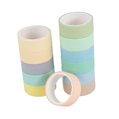 KAILIKETIY 1 Satz Chic Washi Tape Set Macaron Dekoratives Klebeband für Scrapbooking DIY Projekte Geschenkverpackung und Persönliche Gestaltung für Notizbücher Planer und Bastelarbeiten von KAILIKETIY