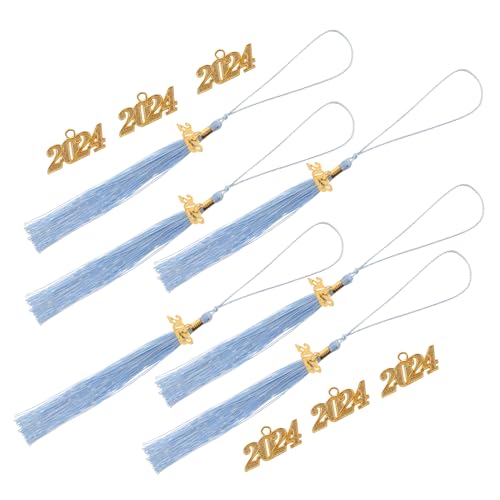 KAILIKETIY 1 Satz Doktorhut Quasten Dekoration Abschlussfoto -requisiten Stirnband Für Abschlussmütze Kappe Graduierung Abschluss Für Ihn Kappen Mit Zubehör Sky-blue Polyester KAILIKETIY 1 Satz Doktorhut Quasten Dekoration Abschlussfoto -requisiten Stirnband Für Abschlussmütze Kappe Graduierung Abschluss Für Ihn Kappen Mit Zubehör Sky-blue Polyester von KAILIKETIY