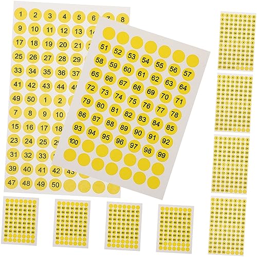 KAILIKETIY 1 Satz Nummernaufkleber Tagesetiketten Digital Kleine Etikettenaufkleber Kleine Aufkleber Etiketten Kreis Allzweck Runden Runde Aufkleber Yellow Kupferplattenaufkleber 10 Blatt KAILIKETIY 1 Satz Nummernaufkleber Tagesetiketten Digital Kleine Etikettenaufkleber Kleine Aufkleber Etiketten Kreis Allzweck Runden Runde Aufkleber Yellow Kupferplattenaufkleber 10 Blatt von KAILIKETIY