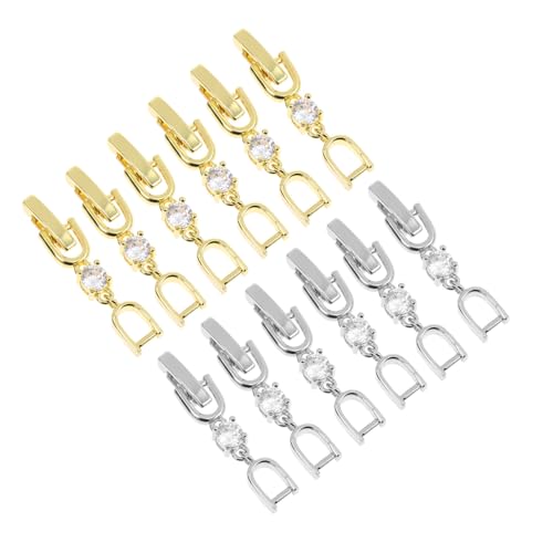 KAILIKETIY 1 Satz Schmuckzubehör Verlängerungskette Verlängerung Für Armband Halskettenschnallen Klemmverschlussverlängerung Schließe Zierschnallen Fußkettchen Schnallen Strasssteine 12 Stück KAILIKETIY 1 Satz Schmuckzubehör Verlängerungskette Verlängerung Für Armband Halskettenschnallen Klemmverschlussverlängerung Schließe Zierschnallen Fußkettchen Schnallen Strasssteine 12 Stück von KAILIKETIY