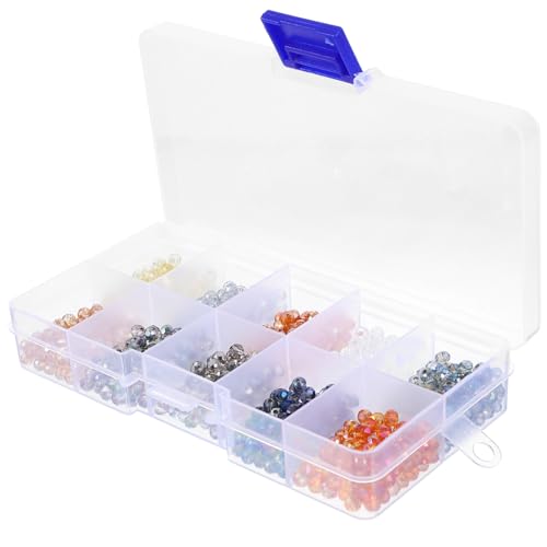 KAILIKETIY 1 Schachtel Glasperlen DIY Schmuckperlen Zubehör Lose Perlen zum Auffädeln für Armbänder Basteln Kristallgelb KAILIKETIY 1 Schachtel Glasperlen DIY Schmuckperlen Zubehör Lose Perlen zum Auffädeln für Armbänder Basteln Kristallgelb von KAILIKETIY