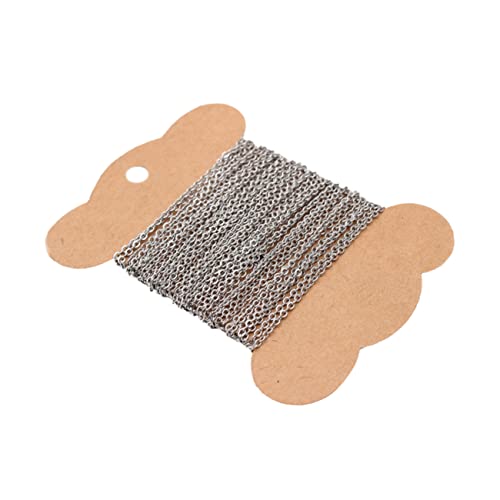 KAILIKETIY 1 Stück DIY Schmuckkette Kreuzgepresste Flache Kette für Armbänder und Bastelprojekte Langlebig Glänzend Leicht zu Lagern für Schmuckherstellung und Kreative Bastelarbeiten KAILIKETIY 1 Stück DIY Schmuckkette Kreuzgepresste Flache Kette für Armbänder und Bastelprojekte Langlebig Glänzend Leicht zu Lagern für Schmuckherstellung und Kreative Bastelarbeiten von KAILIKETIY