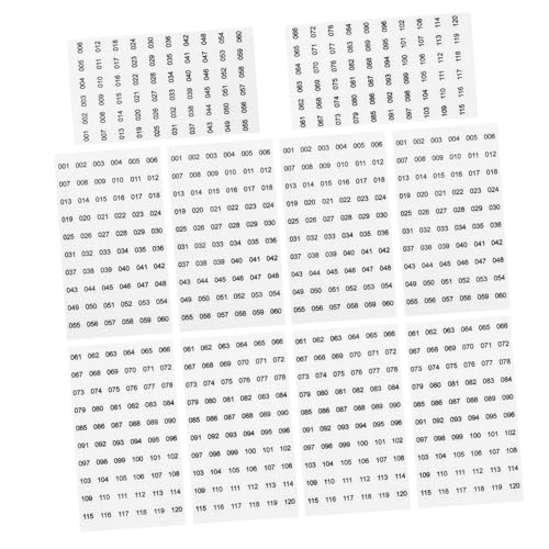 KAILIKETIY 10 Blatt Nummerierte Aufkleber Selbstklebende Etiketten für Nagellackflaschen Starke Haftung Ästhetisch und Funktional für Einfache Organisation im KAILIKETIY 10 Blatt Nummerierte Aufkleber Selbstklebende Etiketten für Nagellackflaschen Starke Haftung Ästhetisch und Funktional für Einfache Organisation im von KAILIKETIY