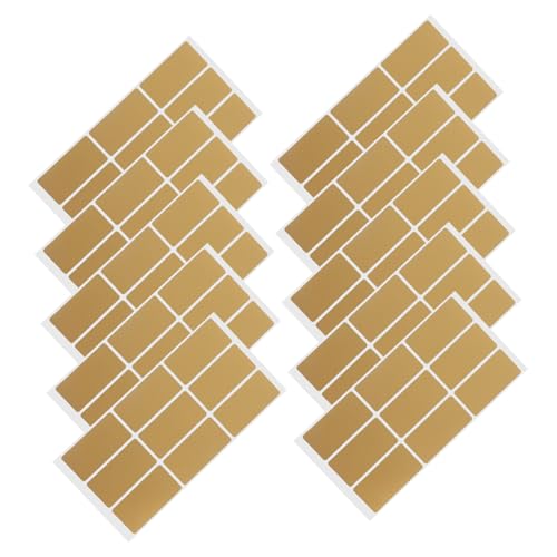 KAILIKETIY 10 Bögen Rubbelaufkleber Mit Beschichtung Rubbeletikett Goldaufkleber Rubbelaufkleber Rubbelplakat Rubbelnotizen Rubbellose Rubbellose Golden The Pet von KAILIKETIY