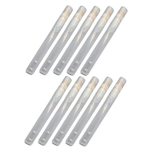 KAILIKETIY 10 Stück Nachfüllbare Leere Marker Transparente Stifte mit Rundspitze für Malerei und Beschriftung Benutzerfreundlich und Ergonomisch Geeignet für Verschiedene Anwendungen von KAILIKETIY
