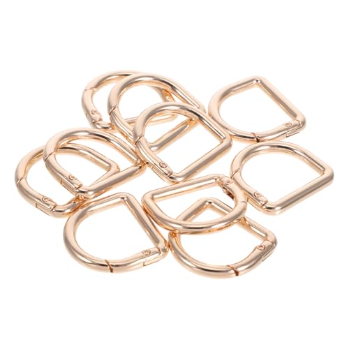 KAILIKETIY 10 Stück Teiliges D förmige Metall spring bügel Schlüsselringe Verstellbar Halbkreis Schnappverschluss für Taschen Rucksäcke Gürtel DIY Zubehör Langlebig und Vielseitig Einsetzbar KAILIKETIY 10 Stück Teiliges D förmige Metall spring bügel Schlüsselringe Verstellbar Halbkreis Schnappverschluss für Taschen Rucksäcke Gürtel DIY Zubehör Langlebig und Vielseitig Einsetzbar von KAILIKETIY