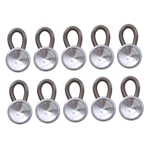 KAILIKETIY 10 Stück Teiliges Elastische Erweiterte Knöpfe für Jeans Legierung Nähknopf für DIY Bastelprojekte Vielseitig Einsetzbar für Kleidung Handtaschen und Mehr von KAILIKETIY