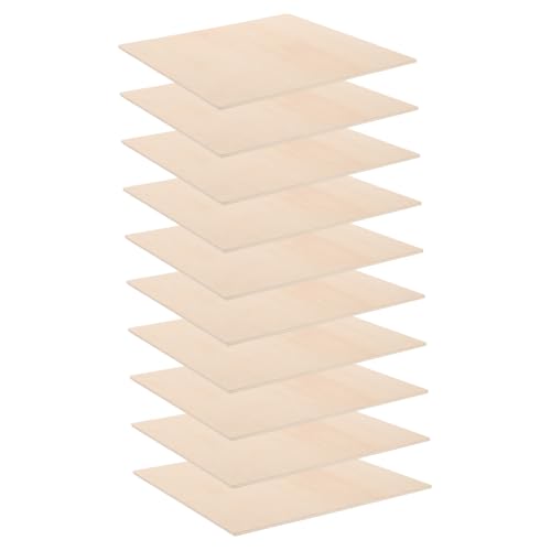 KAILIKETIY 10 Stück Teiliges Quadratische Holzplatten Lindenholz für DIY Basteln Modellbau und Brandmalerei Naturbelassen Vielseitig Einsetzbar für Handwerk und Kreative Projekte KAILIKETIY 10 Stück Teiliges Quadratische Holzplatten Lindenholz für DIY Basteln Modellbau und Brandmalerei Naturbelassen Vielseitig Einsetzbar für Handwerk und Kreative Projekte von KAILIKETIY