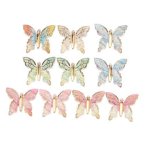 KAILIKETIY 10 Stück Teiliges Schmetterlings Patches für DIY Haarschmuck und Ohrringe Langlebige Acryl Anhänger für Kreative Bastelarbeiten für Kopfschmuck und Schmuckherstellung KAILIKETIY 10 Stück Teiliges Schmetterlings Patches für DIY Haarschmuck und Ohrringe Langlebige Acryl Anhänger für Kreative Bastelarbeiten für Kopfschmuck und Schmuckherstellung von KAILIKETIY