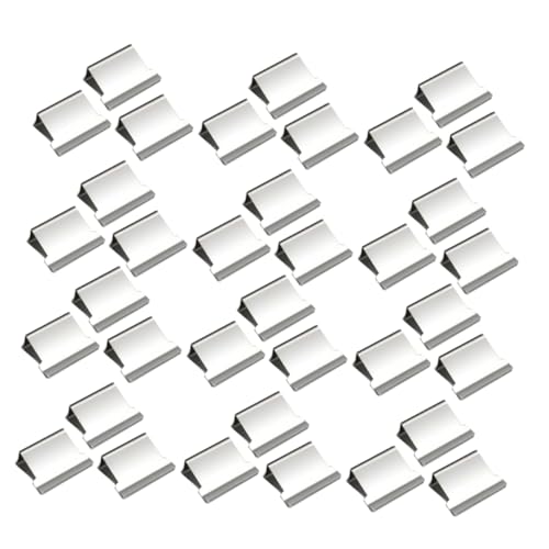 KAILIKETIY 100 Stück Ersatzklammern Für Pusher Clam Clip Dispenser Büroklammer-nachfüllbinder Mini-clips Jumbo-papierklammer Dokumentenklammern Silber KAILIKETIY 100 Stück Ersatzklammern Für Pusher Clam Clip Dispenser Büroklammer-nachfüllbinder Mini-clips Jumbo-papierklammer Dokumentenklammern Silber von KAILIKETIY