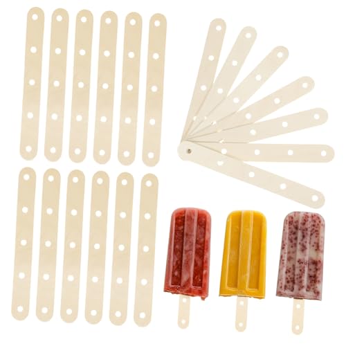 KAILIKETIY 100 Stück Holzstäbchen mit Löchern Sticks für Kreative DIY Projekte für Desserts Wie und Cake Pops Praktische Bastelbedarf für Süßigkeiten und Snacks KAILIKETIY 100 Stück Holzstäbchen mit Löchern Sticks für Kreative DIY Projekte für Desserts Wie und Cake Pops Praktische Bastelbedarf für Süßigkeiten und Snacks von KAILIKETIY