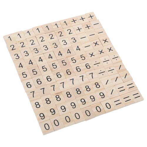 KAILIKETIY 100 Stück Mathematik-lehrmittel Holzspäne Frühes Bildungsspielzeug Lernspielzeug Für Berechnungen Mit Zahlenblöcken Zahlenspielzeug Zählen Mathematik-zählspielzeug Beige KAILIKETIY 100 Stück Mathematik-lehrmittel Holzspäne Frühes Bildungsspielzeug Lernspielzeug Für Berechnungen Mit Zahlenblöcken Zahlenspielzeug Zählen Mathematik-zählspielzeug Beige von KAILIKETIY