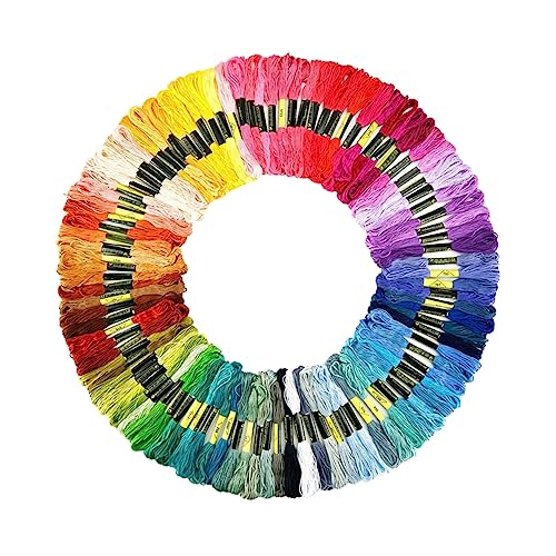 KAILIKETIY 100 Stück Ökologische Baumwoll Stickgarn Sets Zufälligen Farben Kreuzstich und Handarbeitswerkzeuge für Anfänger und Bastelprojekte Zufällige Farbe Zufällige Farbe KAILIKETIY 100 Stück Ökologische Baumwoll Stickgarn Sets Zufälligen Farben Kreuzstich und Handarbeitswerkzeuge für Anfänger und Bastelprojekte Zufällige Farbe Zufällige Farbe von KAILIKETIY