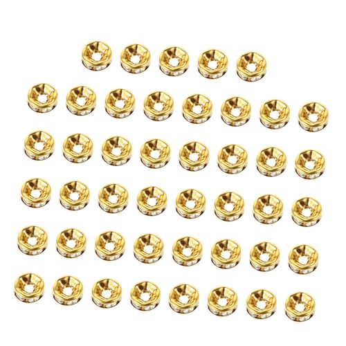 KAILIKETIY 100 Stück Strass Schmuckperlen Große Perlen mit Kristallbesatz für DIY Armbänder Halsketten Spacer Perlen für Kreative Schmuckgestaltung und Vielseitige Stilvielfalt KAILIKETIY 100 Stück Strass Schmuckperlen Große Perlen mit Kristallbesatz für DIY Armbänder Halsketten Spacer Perlen für Kreative Schmuckgestaltung und Vielseitige Stilvielfalt von KAILIKETIY