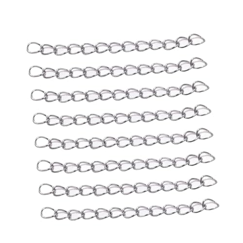 KAILIKETIY 100 Stück Teiliges Edelstahl DIY Schmuck Zubehör für Halsketten Armbänder Rostfrei Hautfreundlich Vielseitig Einsetzbar für Individuelle Schmuckherstellung von KAILIKETIY