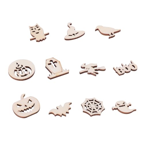 KAILIKETIY 100 Stück Teiliges Halloween Deko aus Hohlen Holzscheiben Natürliche Graffiti Holzchips zum Bemalen DIY Bastelmaterial für Rustikale Holzteile für Partydekoration und Kreative KAILIKETIY 100 Stück Teiliges Halloween Deko aus Hohlen Holzscheiben Natürliche Graffiti Holzchips zum Bemalen DIY Bastelmaterial für Rustikale Holzteile für Partydekoration und Kreative von KAILIKETIY